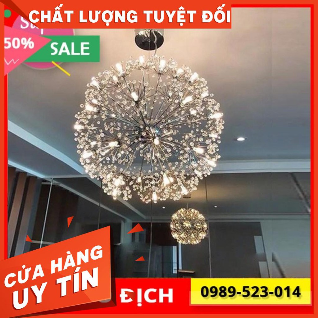Đèn Thả Trần Trang Trí Bồ Công Anh D500 Sử Dụng Cho Phòng Khách, Nhà Hàng, Phòng Ăn,...