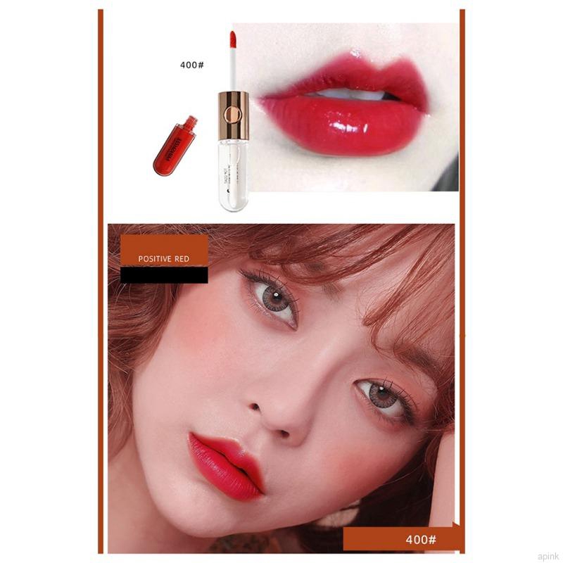 Son kem hai đầu Minshzee dưỡng ẩm lâu trôi chống thấm nước và không dính thành cốc | BigBuy360 - bigbuy360.vn