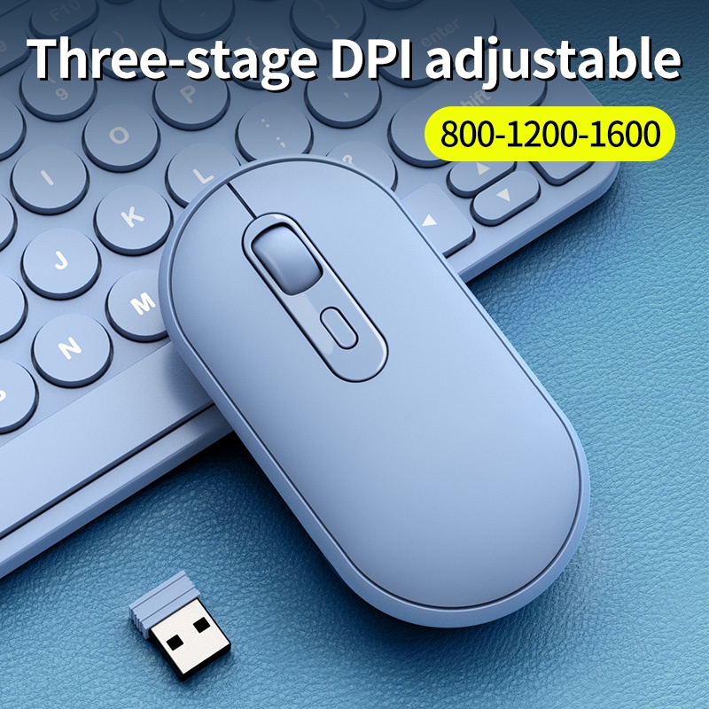 Chuột không dây MC MC502 2.4G Bluetooth có đầu nhận USB