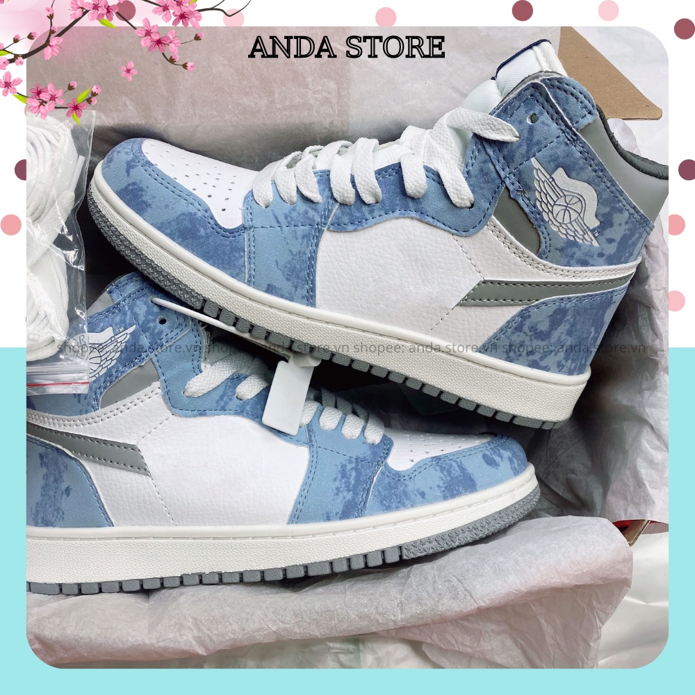 Giày Thể Thao Nam Nữ, Giày Sneaker Hyper Royal Xanh Loang Màu Mới ANDA_STORE_VN | BigBuy360 - bigbuy360.vn