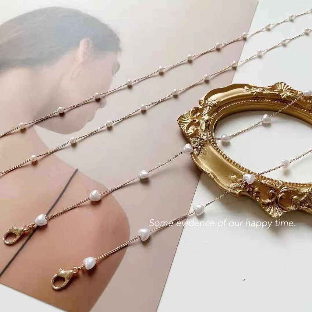Dây Đeo Mắt Kính Bằng Hợp Kim Đơn Giản Phong Cách Nhật Hàn