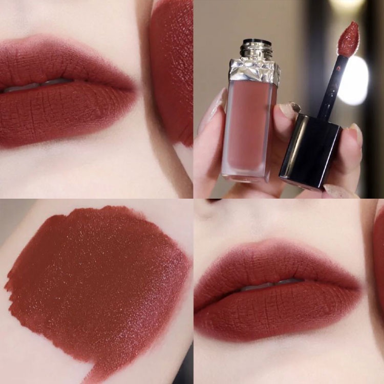 Dior Son Bóng Nắp Đen Khóa Màu # 200 #