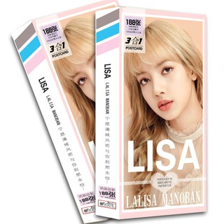 Postcard hộp ảnh ngôi sao Lisa Blackpink ảnh thiệp đẹp