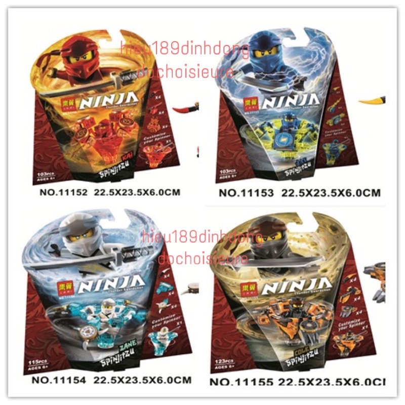 Con quay ninjago lốc xoáy cao thủ ninja lốc xoáy 2019 phiên bản chiến binh (ảnh thật kèm video) Khách chat chọn màu