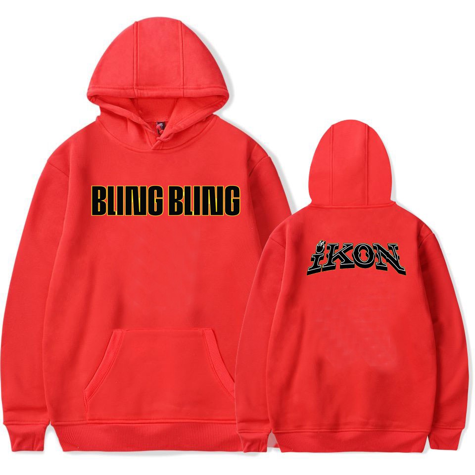 Áo Hoodie IKON - BLING BLING & DUMB DUMBER