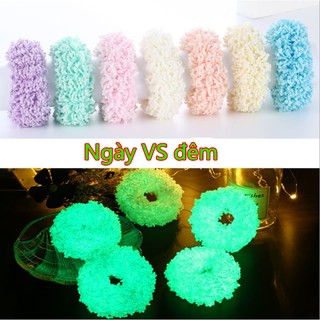 Cột tóc phát sáng dạ quang style Hàn Quốc
