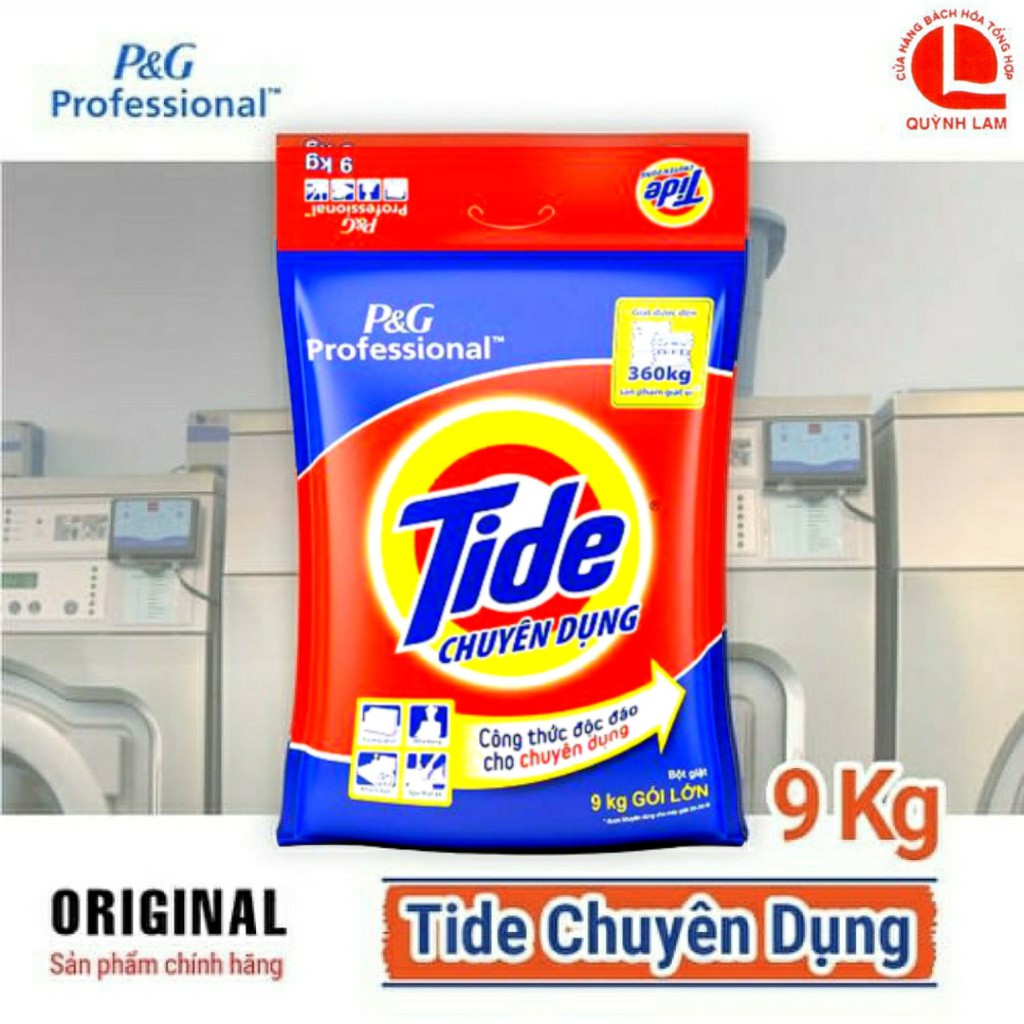 BỘT GIẶT TIDE CHUYÊN DỤNG-9kg