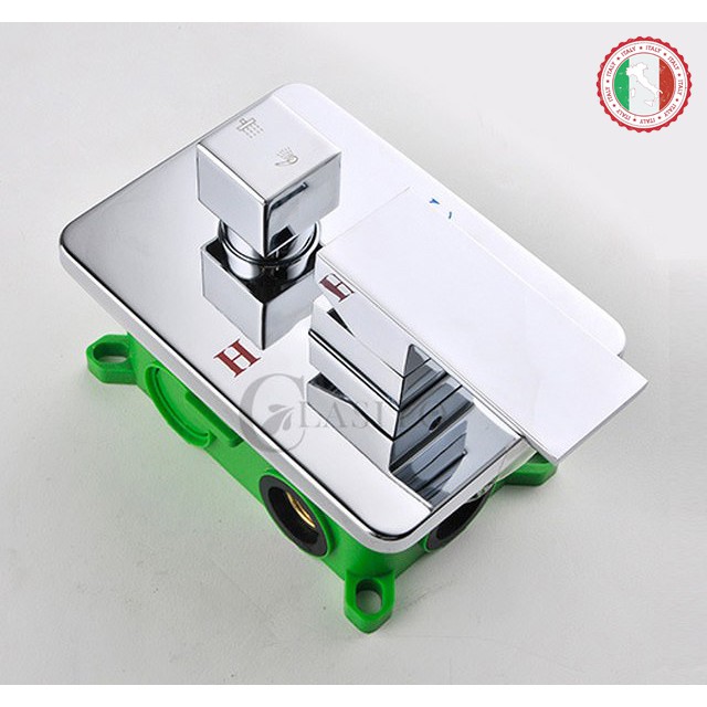 Bộ cây sen tắm nóng lạnh Âm tường Hợp kim bóng đẹp - Siêu xịn ITALIA