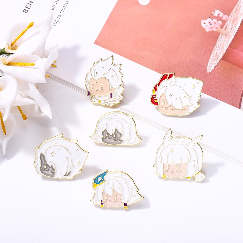 Ghim Cài Áo Hình Nhân Vật Game Anime Dễ Thương Dành Cho Học Sinh