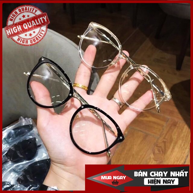 Mắt Kính Tròn Gọng Sắt Phong Cách Retro sang chảnh SIÊU HOT
