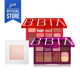 Combo makeup lấp lánh - bảng màu mắt 11g + highlighter 8g - bbia official store
