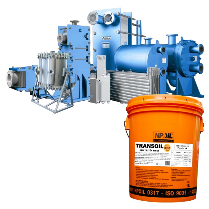 Dầu truyền nhiệt NP TRANSOIL Xô 18L - NPOIL