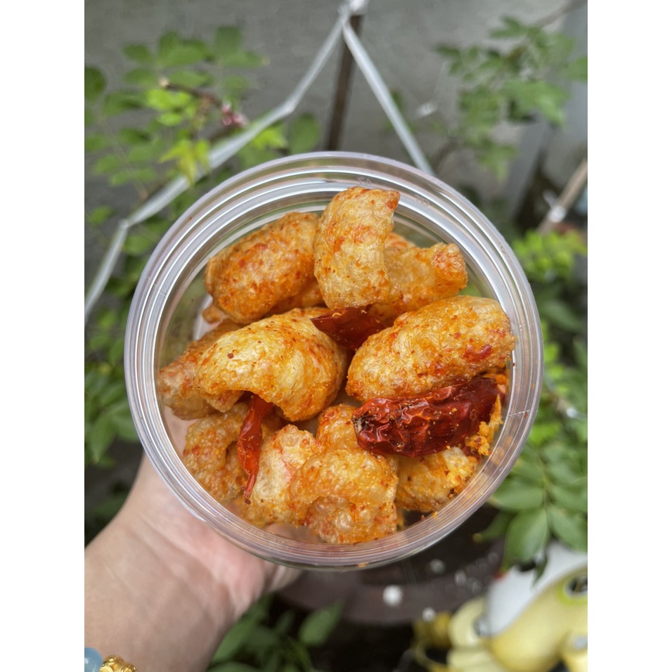 Da heo cháy tỏi ớt - nhà làm an toàn vệ sinh !