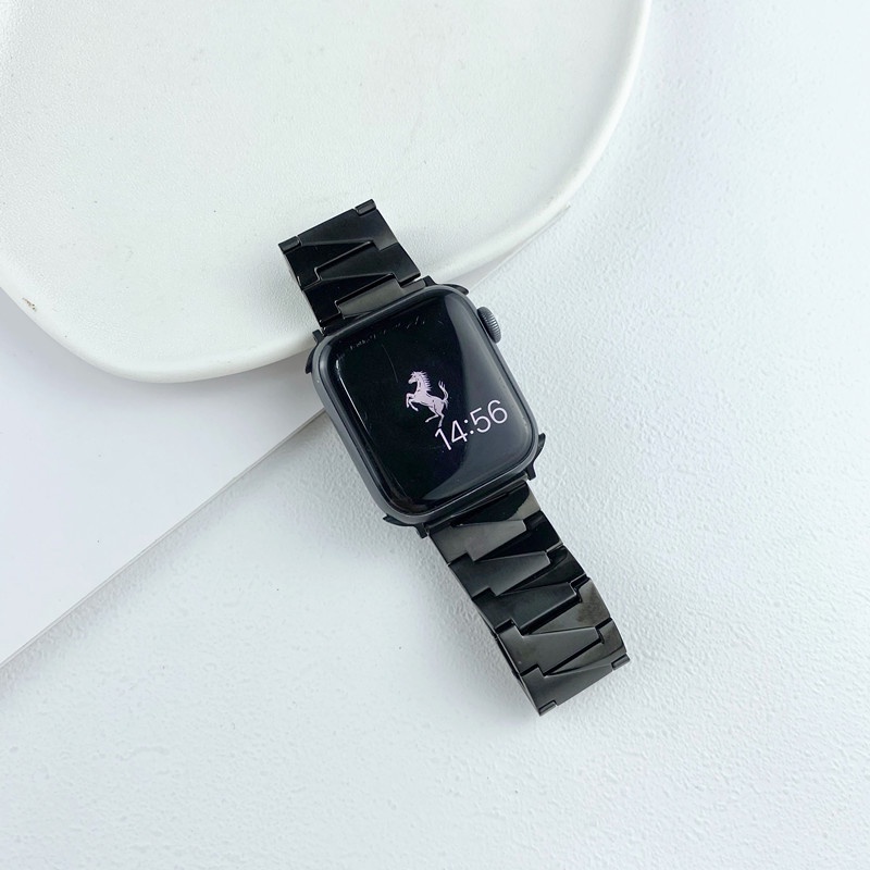 Dây Đeo Bằng Thép Không Gỉ Cho Đồng Hồ Thông Minh Apple Watch Series 7 6 SE 5 4 3 2 1 Bnad Correa 38 40 41 42 44 45mm