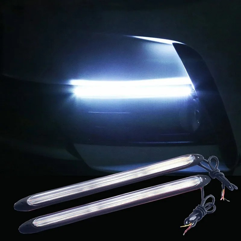 Đèn LED DRL CAO CẤP Định Vị Ban Ngày Kiêm Xi Nhan Đuổi Audi, Hiệu Ứng Quét Khi Khởi Động Xe, nhiều kích thước