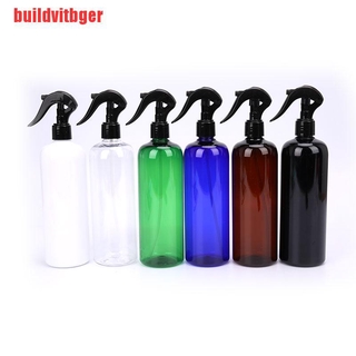 (Hàng Mới Về) 1 Lọ Nhựa Rỗng Dạng Xịt Nhiều Màu Dung Tích 500ml
