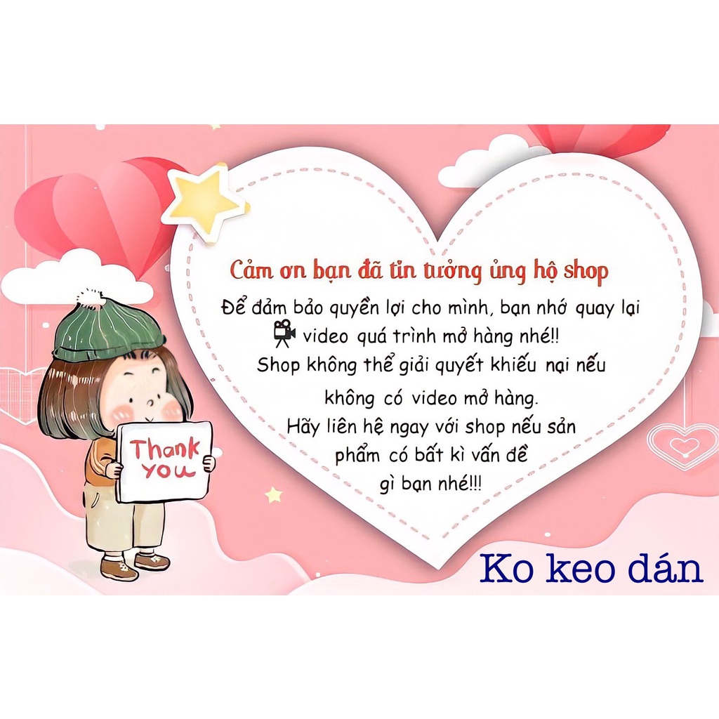 50 tem cám ơn khách hàng ko có keo dán