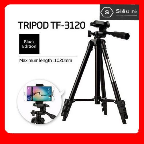 Tripod Gậy 3 chân chụp hình máy ảnh, điện thoại Tripod TF - 3120 loại tốt (PD5369)