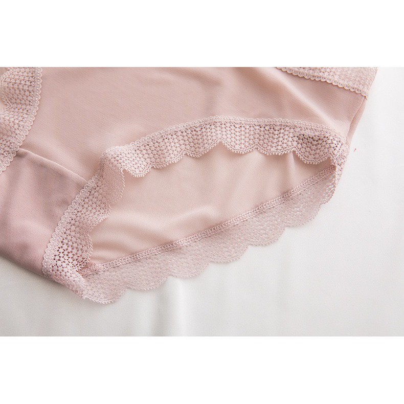 Quần Lót Nữ Ren cao cấp sexy Viền Ren đính nơ tôn dáng kháng khuẩn mẫu 105 | BigBuy360 - bigbuy360.vn