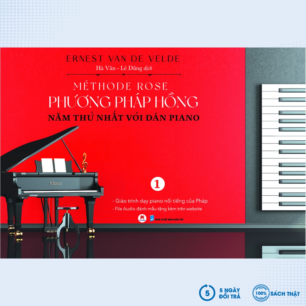 Sách - Phương Pháp Hồng - Năm Thứ Nhất Với Đàn Piano (Kèm File Audio) - HH