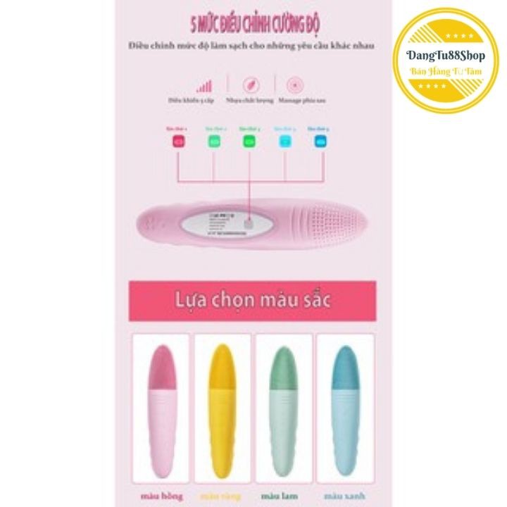 [Mã SR14MAY5 giảm 20K đơn 50K] [BH 12THÁNG 1 ĐỔI 1] Máy Rửa Mặt AIKEDILI FICAL BRUSH & MASSAGER CHÍNH HÃNG | BigBuy360 - bigbuy360.vn