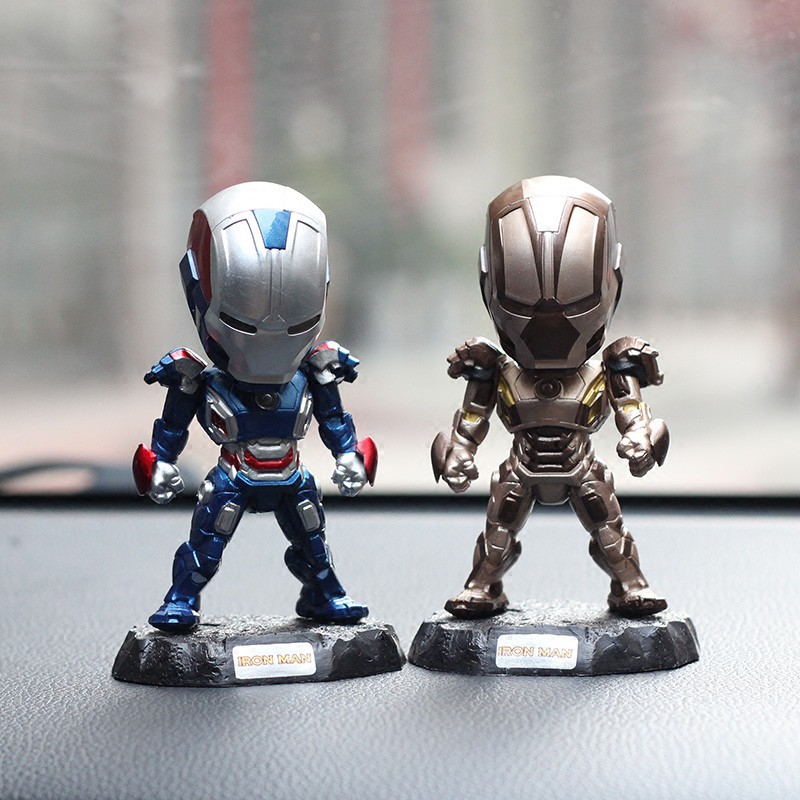 [SỐC] Mô hình Iron man trang trí xe oto có đèn led hàng siêu chất