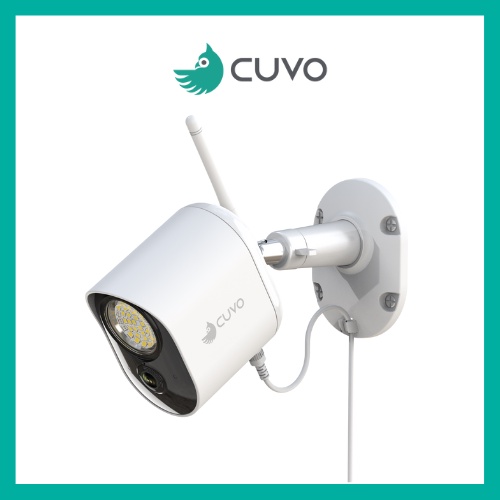 Camera AI đèn an ninh CUVO LA620W - Camera wifi ngoài trời có đèn pha siêu sáng, còi báo động 110dB | BigBuy360 - bigbuy360.vn