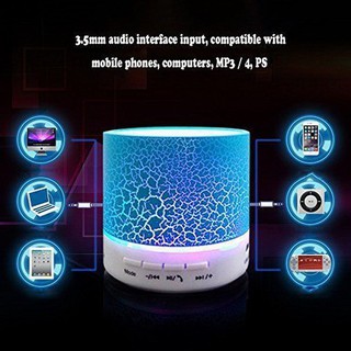 Loa Bluetooth Mini Có Đèn Led Và Mic Cho Android Iphone