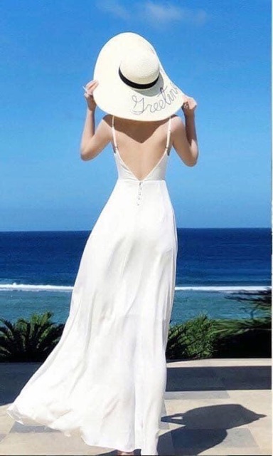 Mũ nón du lịch đi biển vành đại chữ