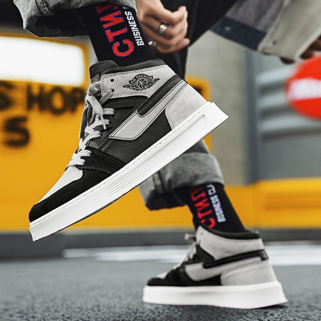 Giày thể thao nam cao cổ Air J-D phiên bản giới hạn siêu hot bùng nổ 2021 - Giày sneaker nam - Giày cao cổ nam | BigBuy360 - bigbuy360.vn