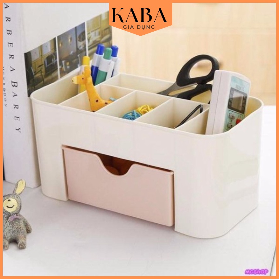 Kệ đựng mĩ phẩm kiểu mới siêu tiện dụng ( 1 tầng nhiều ngăn) KABA