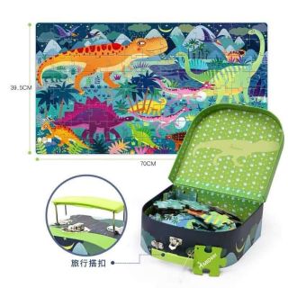 [Mideer] Bộ xếp hình Puzzle 100 miếng - Dinosaur