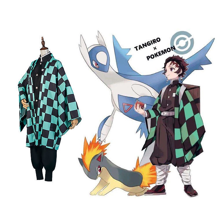 Áo khoác hóa trang nhân vật Tanjirou Zenitsu Nezuko Tomioka Yoshiyuki