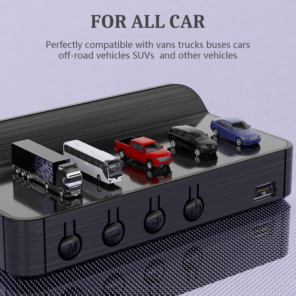Máy Chiếu M Series I OBD2 GPS HUD cáp USB tẩu 12V Chất Lượng Cao Cho Xe Hơi
