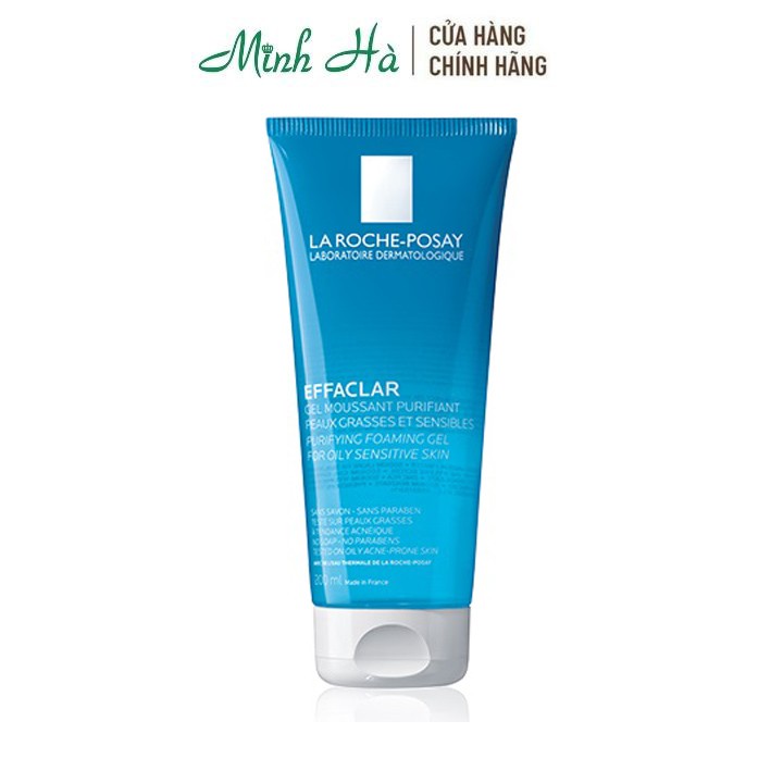 Sữa rửa mặt La Roche Posay Effaclar Purifying Foaming Gel Cleanser 200ml cho da dầu nhạy cảm