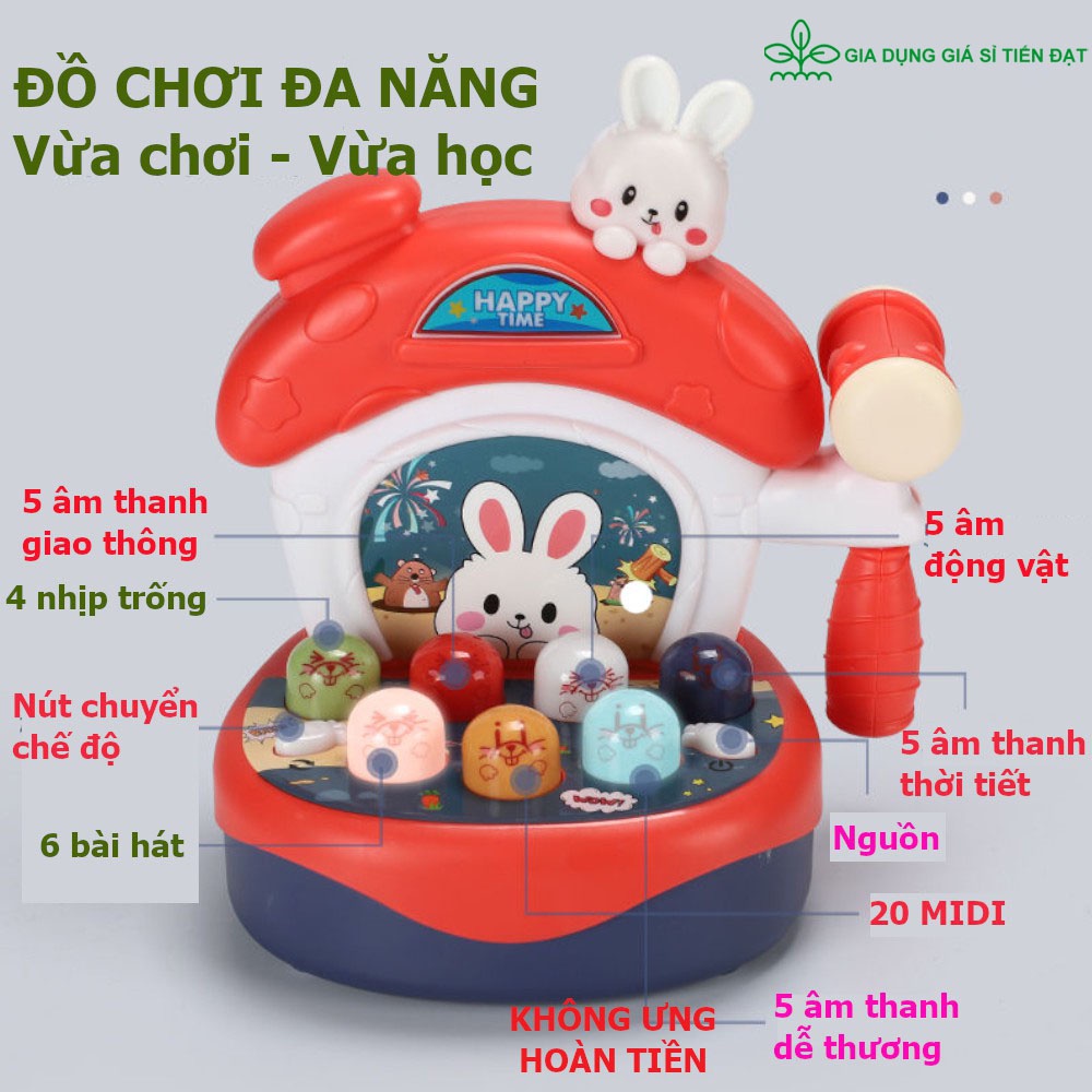 Đồ Chơi Đập Chuột Vui Vẻ Happy Hamster Cho Bé Từ 2 - 6 Tuổi