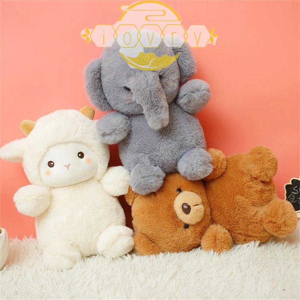 Thú Nhồi Bông Hình Gà Con Lông Cừu Siêu Mềm Dùng Làm Quà Tặng Sinh Nhật