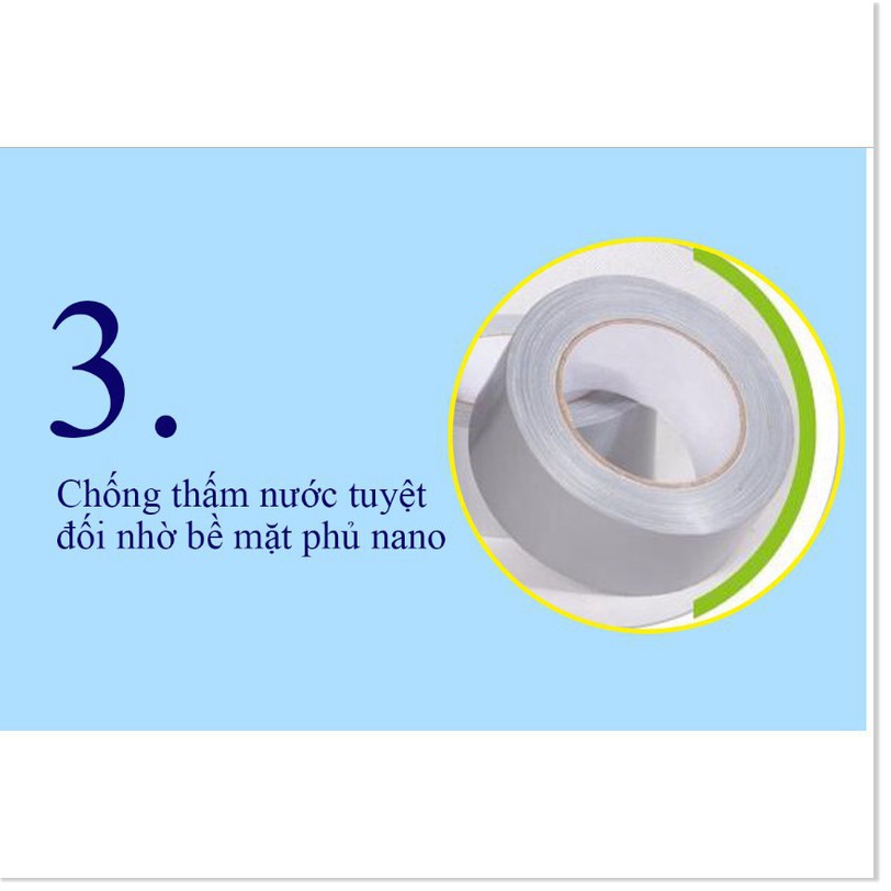 Băng Keo cường lực Siêu Dính Đa Năng, Keo dán chống thấm,chống nhiệt đa năng cho tường, trần nhà, ống nước, bể nước...