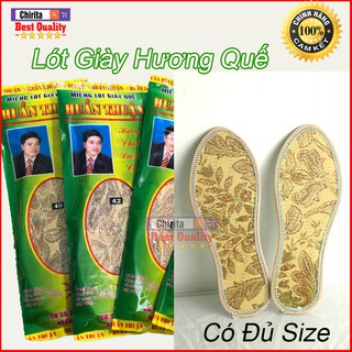 Bộ 2 Lót Giày Hương Quế Khử Mùi - Thoáng Khí - Chính Hãng Huần Thuần - CÓ SIZE CHỌN