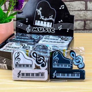 Set 3 gôm tẩy hình đàn piano và nốt nhạc dễ thương