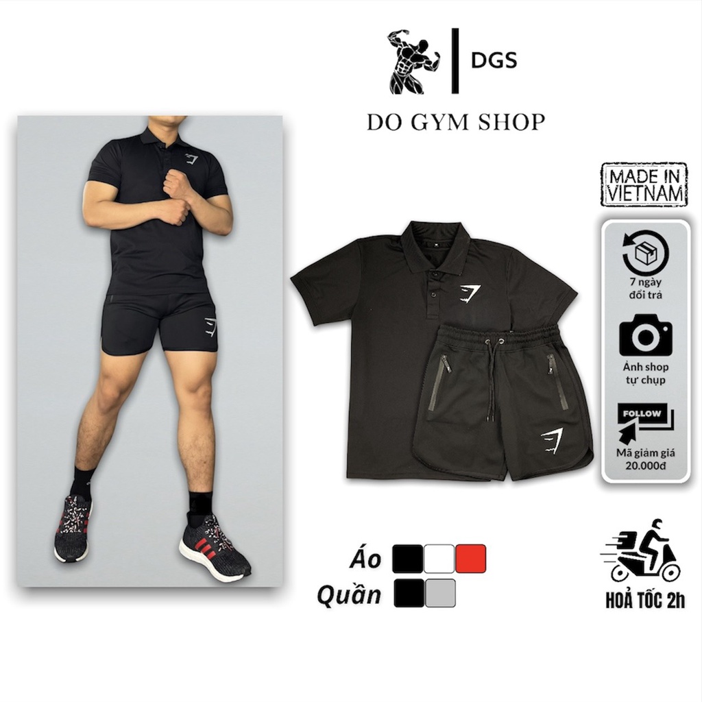 Bộ quần áo gym nam DO GYM SHOP đồ tập gym nam đẹp