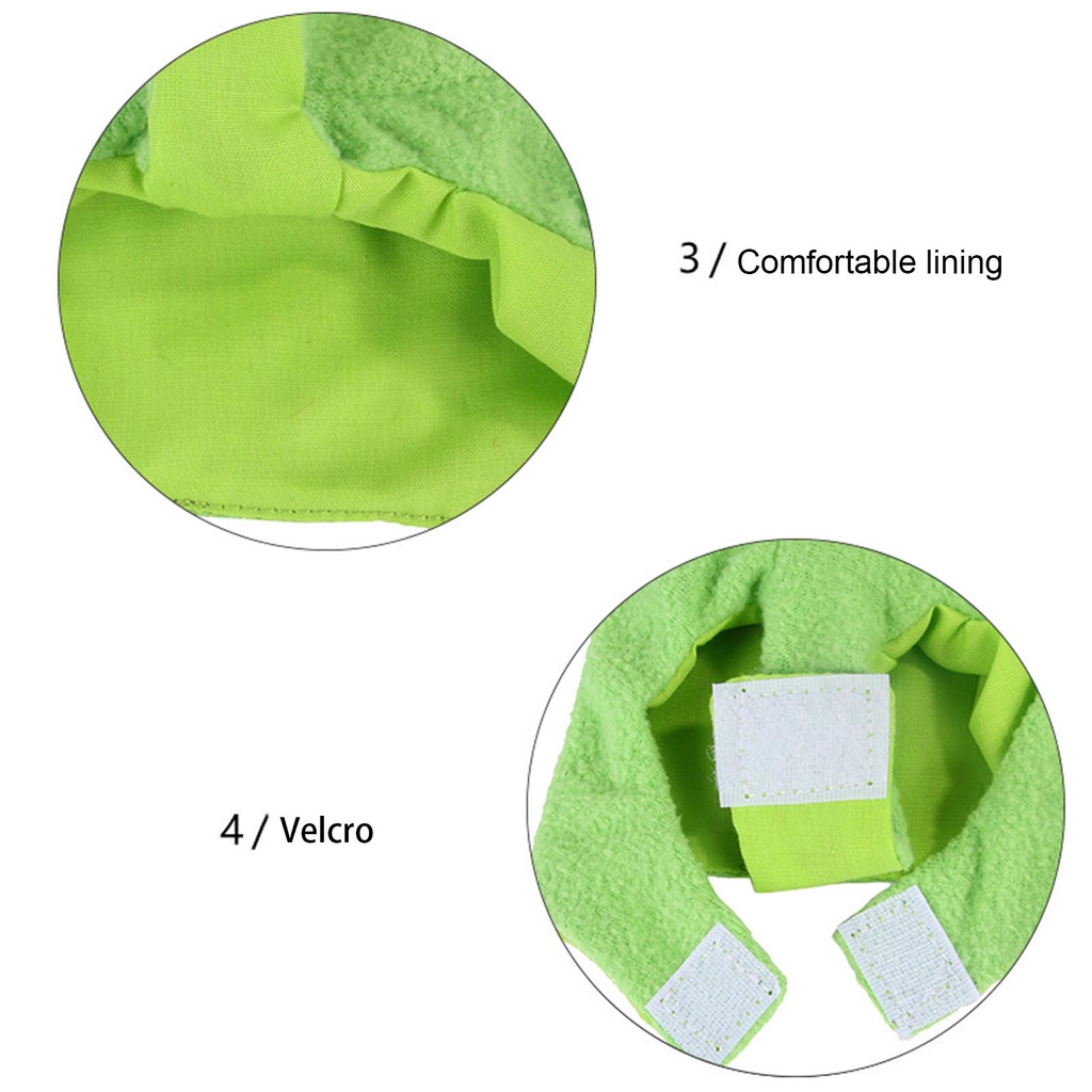 Áo khoác có mũ hình ếch dễ thương giữ ấm mùa đông cho chim vẹt