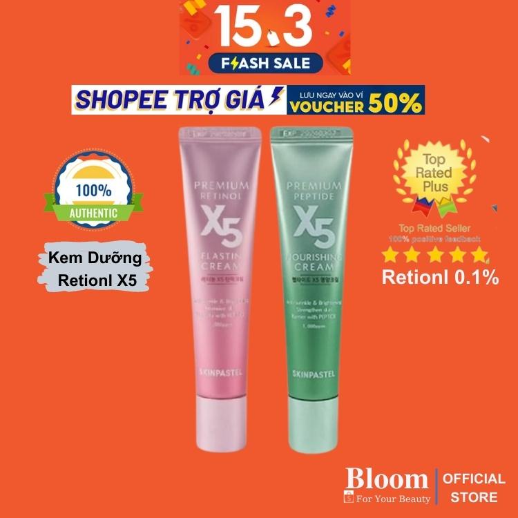 Kem Trẻ Hoá Da Retinol X5 Elastin Cream 30ml Chính Hãng Hàn Quốc