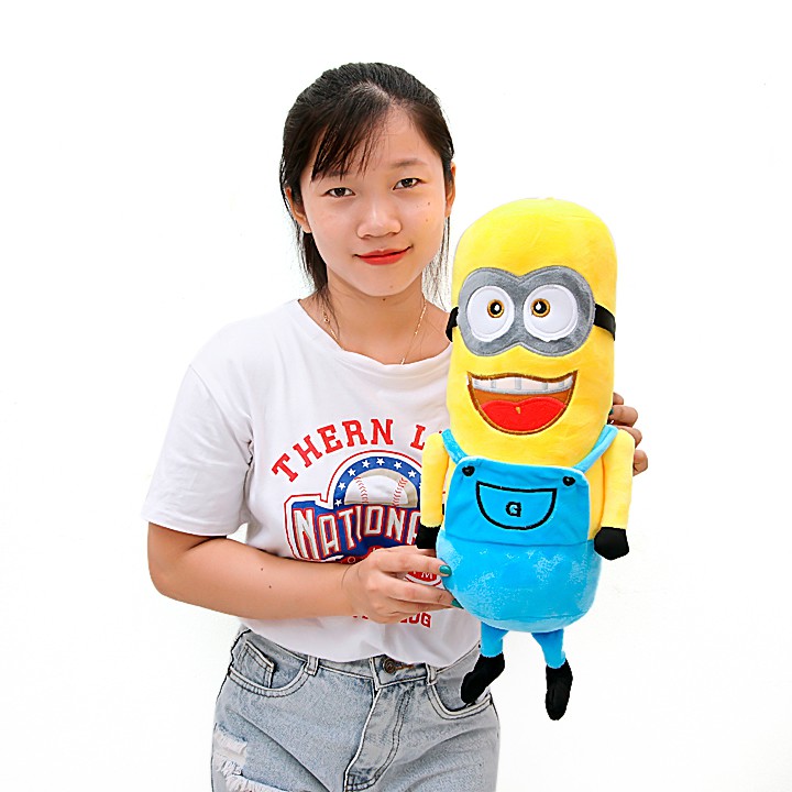 ⚡[RẺ VÔ ĐỊCH]⚡ Gấu bông Minion 50cm - Tặng móc khóa quả bông xinh xắn