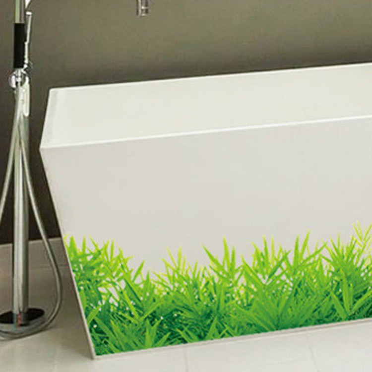Miếng dán tường hình cỏ xanh sống động