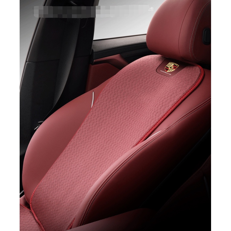 Porsche Đệm Lót Ghế Ngồi Xe Hơi Bằng Vải Lanh Mềm Mại Thoải Mái Thoáng Khí