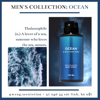 (HOT) Xịt thơm toàn thân cho nam mùi Ocean