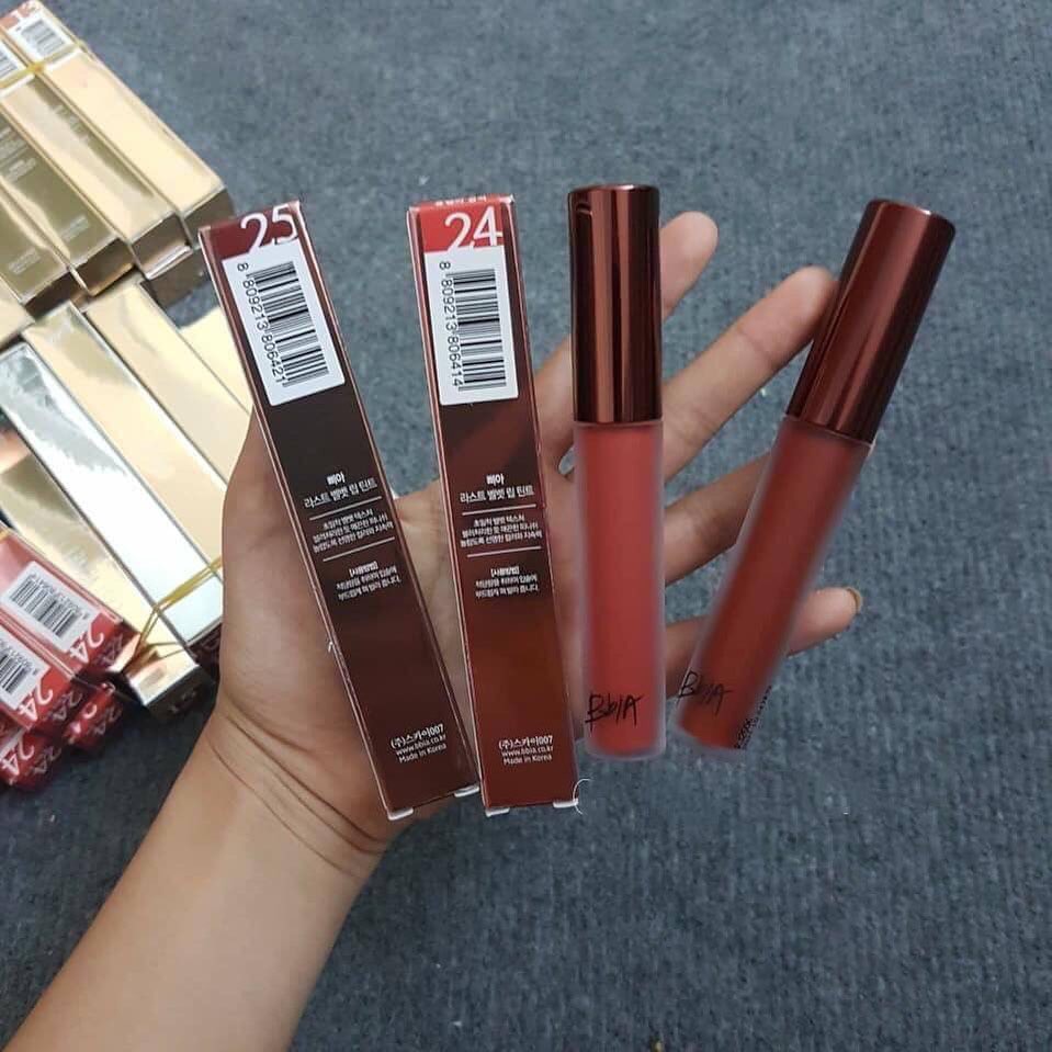 [BEST SELLER]Son kem lì Bbia Last Velvet Lip Tint - 25 Final Note 5g (màu đỏ nâu đất) | Thế Giới Skin Care