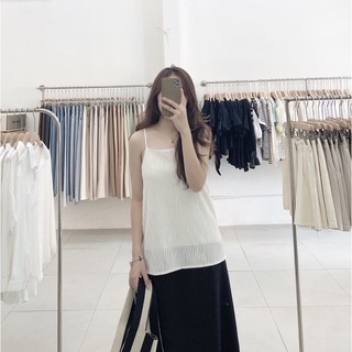Áo hai dây hoạ tiết gợn sóng Ma Vie