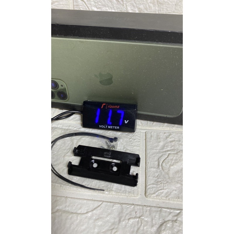 đồng hồ báo volt gắn xe máy